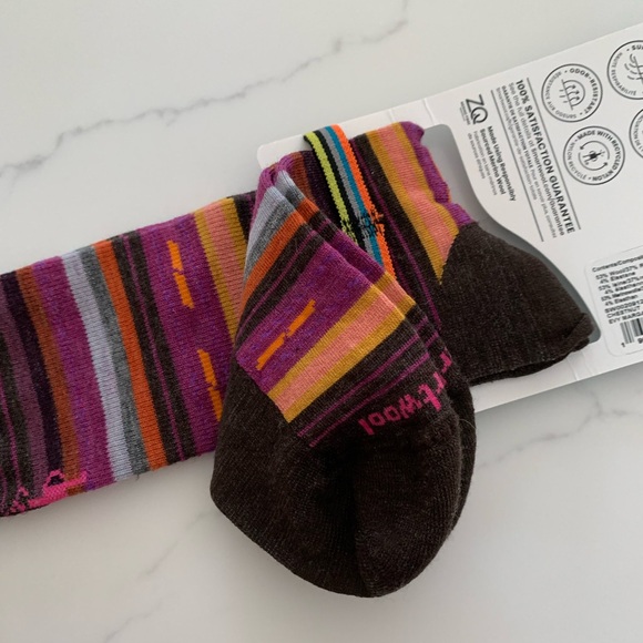 SmartWool L Everyday Margarita Socks - Merino Wool, Crew NWT - Picture 7 of 7